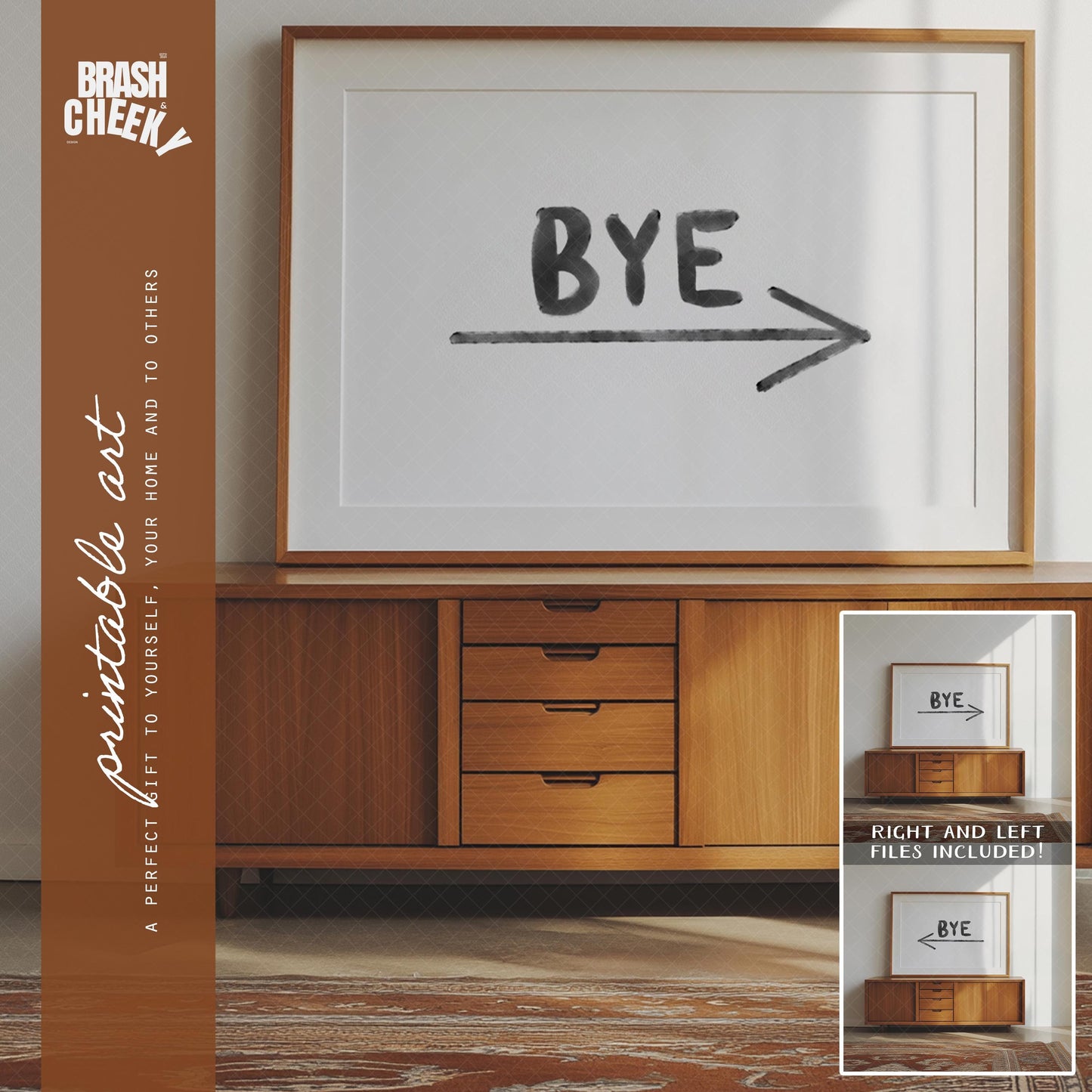 Bye Arrow PRINTABLE