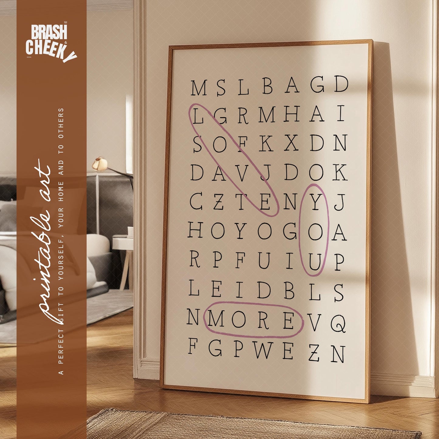 Love You More Crossword PRINTABLE