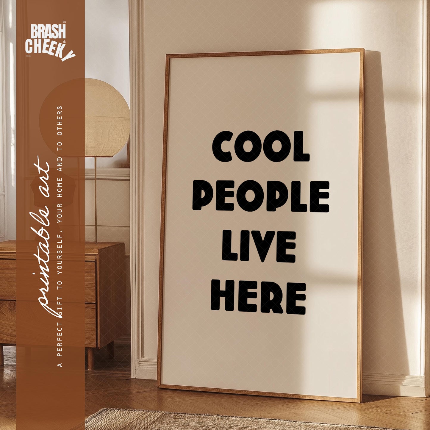 Cool People Live Here PRINTABLE