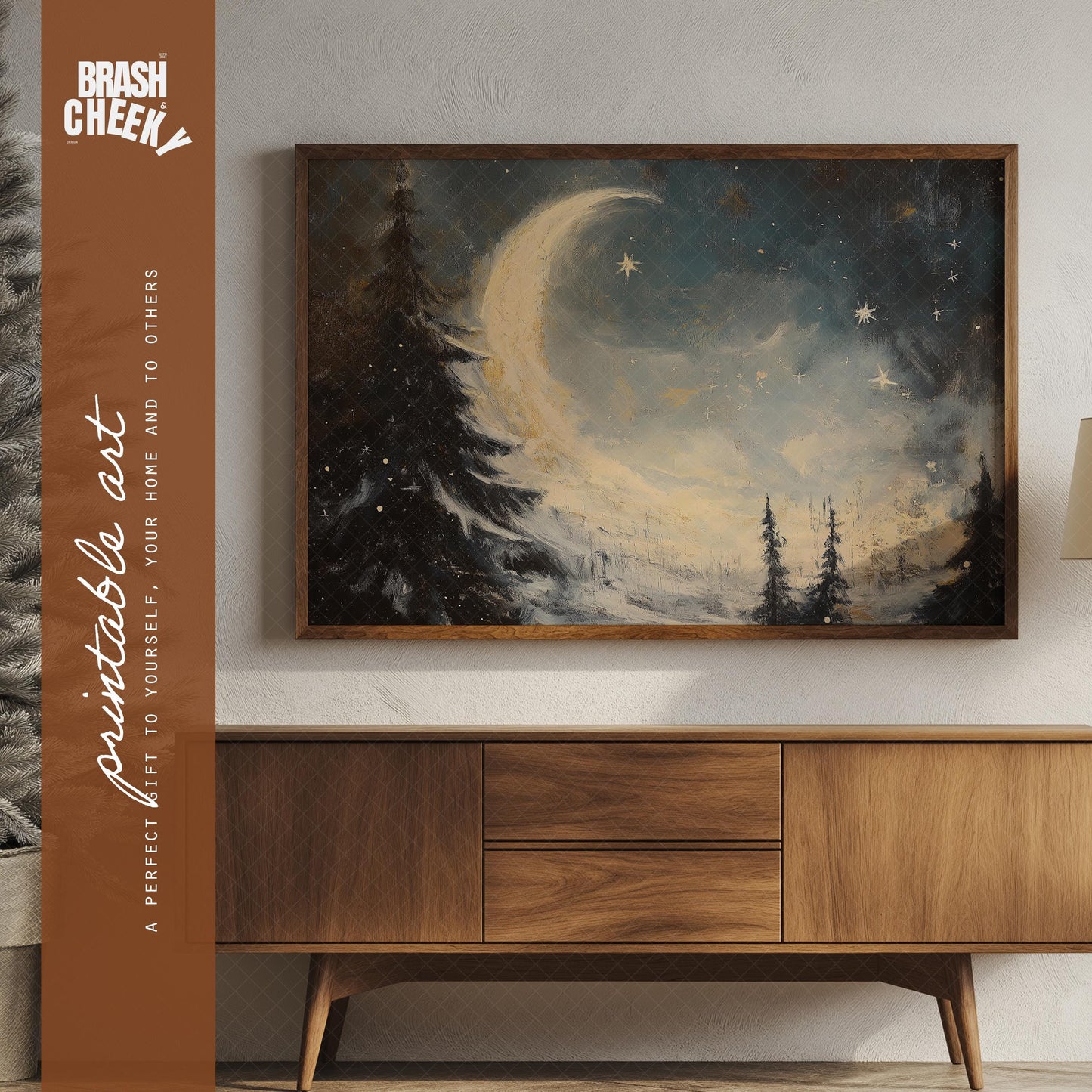 Melting Winter Moon PRINTABLE