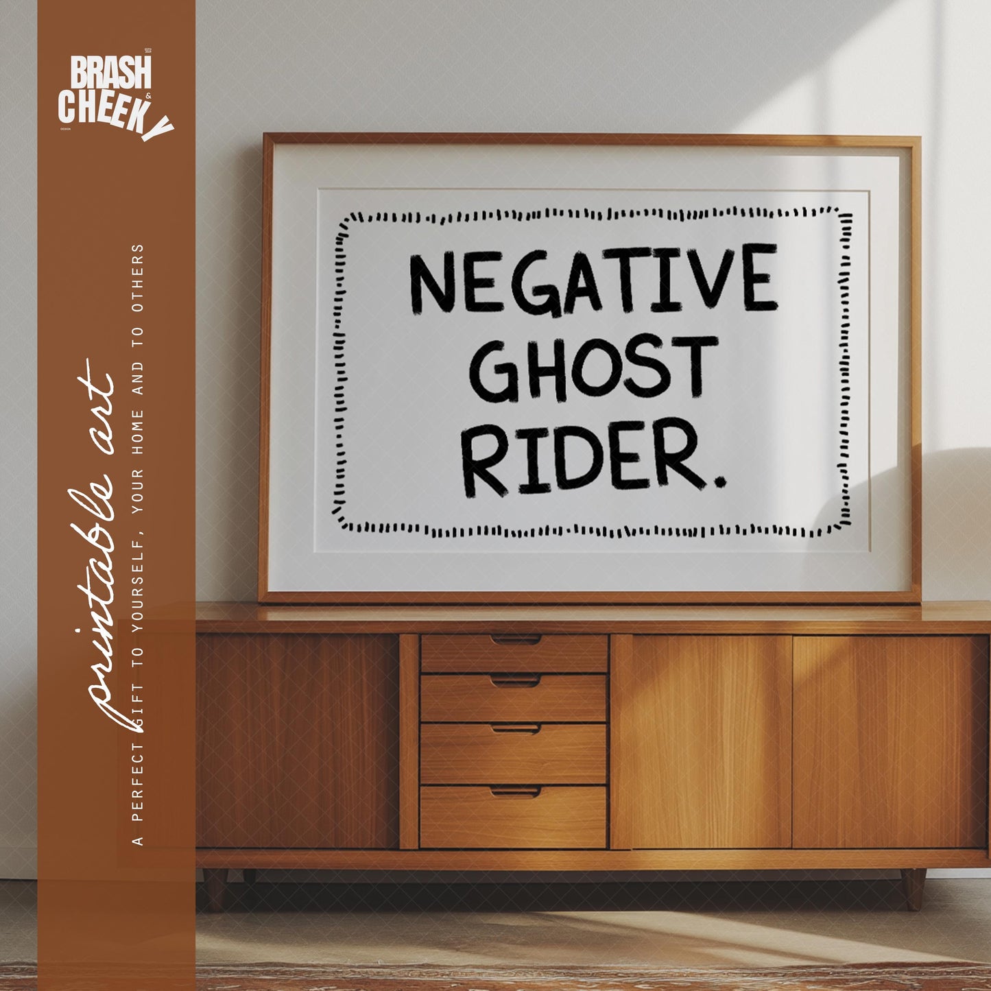 Negative Ghost Rider PRINTABLE