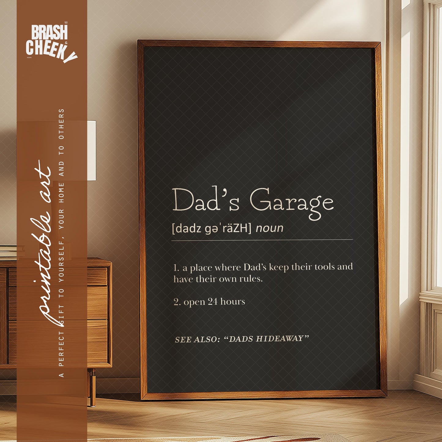 Garage Sign Digital Print, Garage Definition PRINTABLE