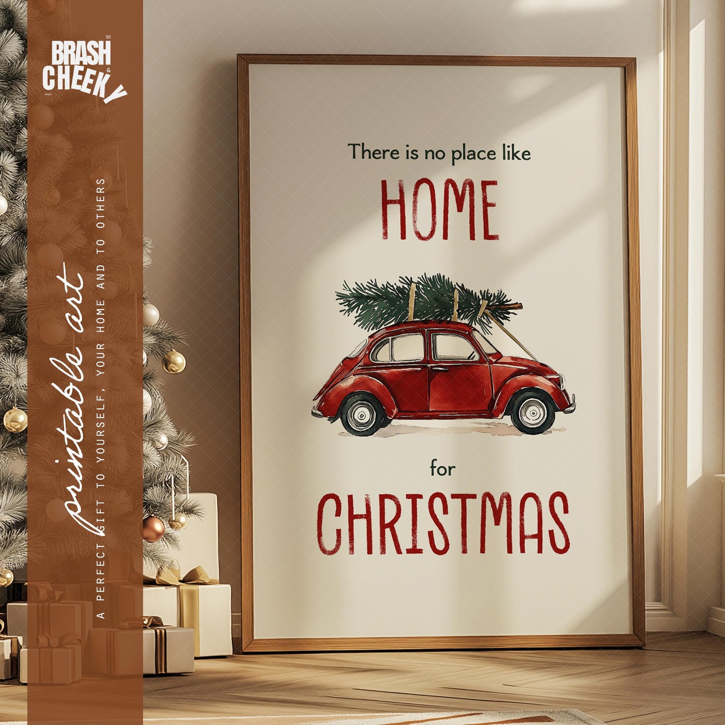 There's No Place Like Home for Christmas PRINTABLE