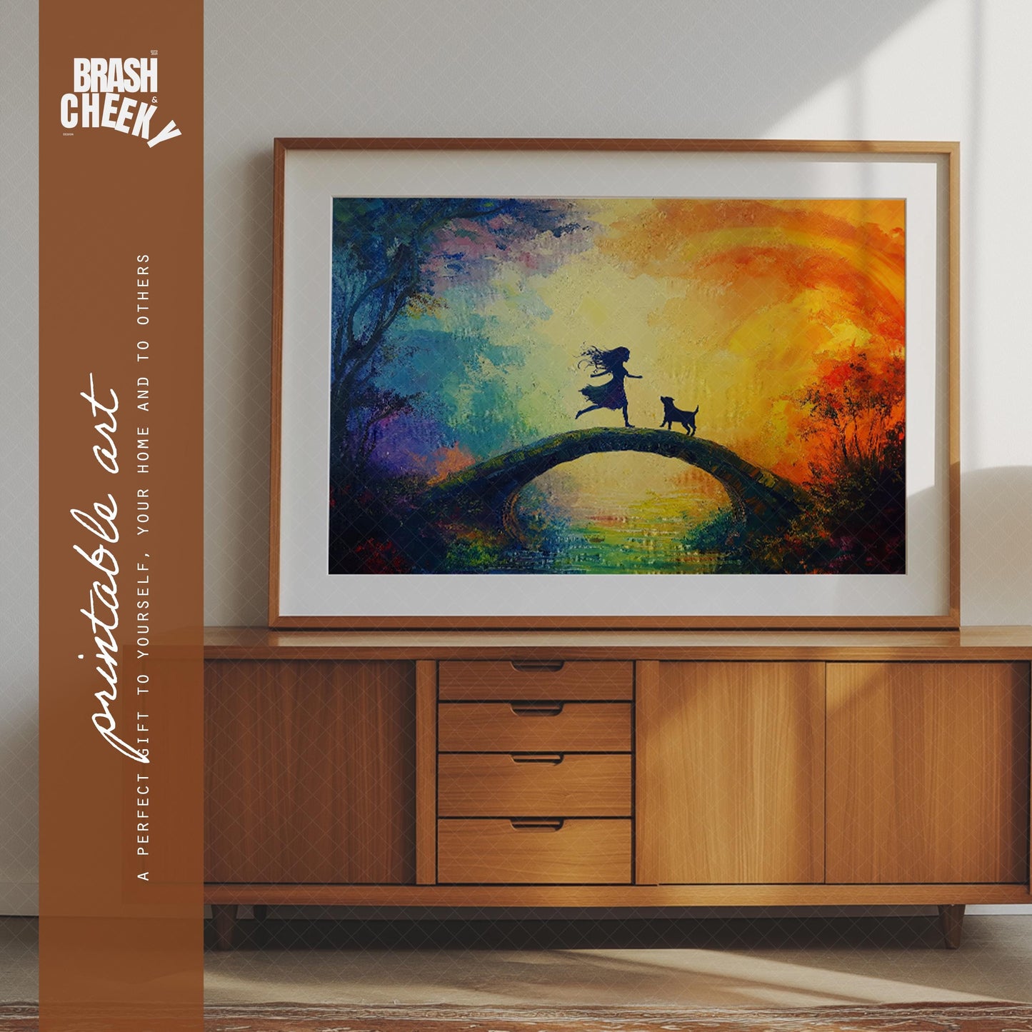 Rainbow Bridge Painting PRINTABLE