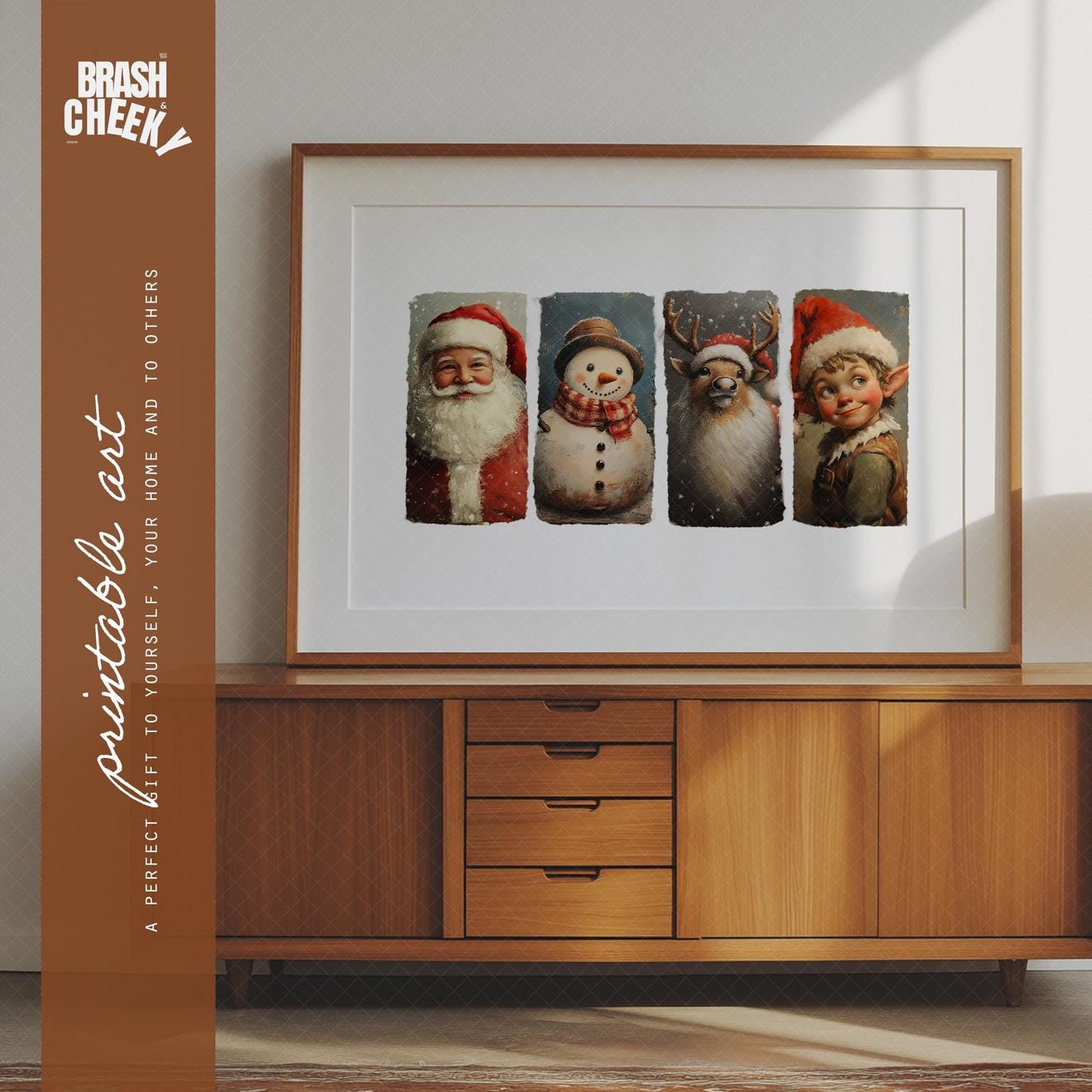 Christmas Spirit Squad Painting PRINTABLE