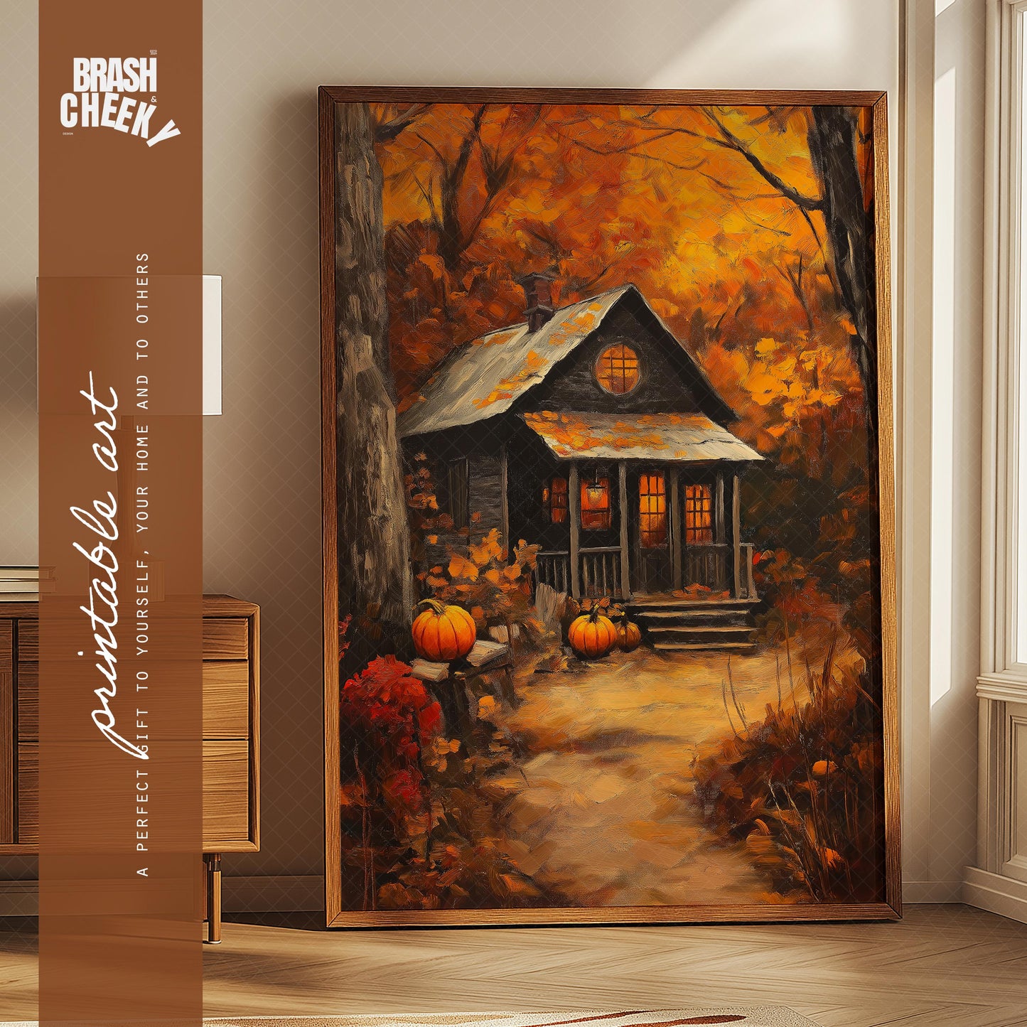 Fall Cozy Cabin PRINTABLE
