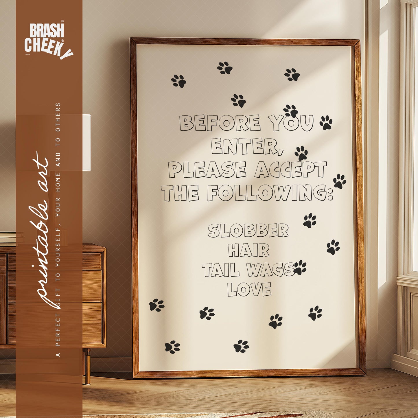 Dog Lover Entry Way PRINTABLE