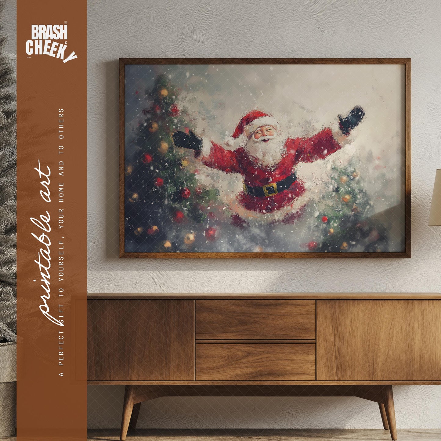 Joyful Santa Claus PRINTABLE