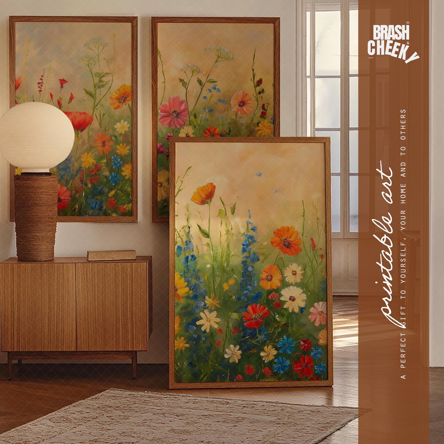 Triple Wildflower Painted PRINTABLES