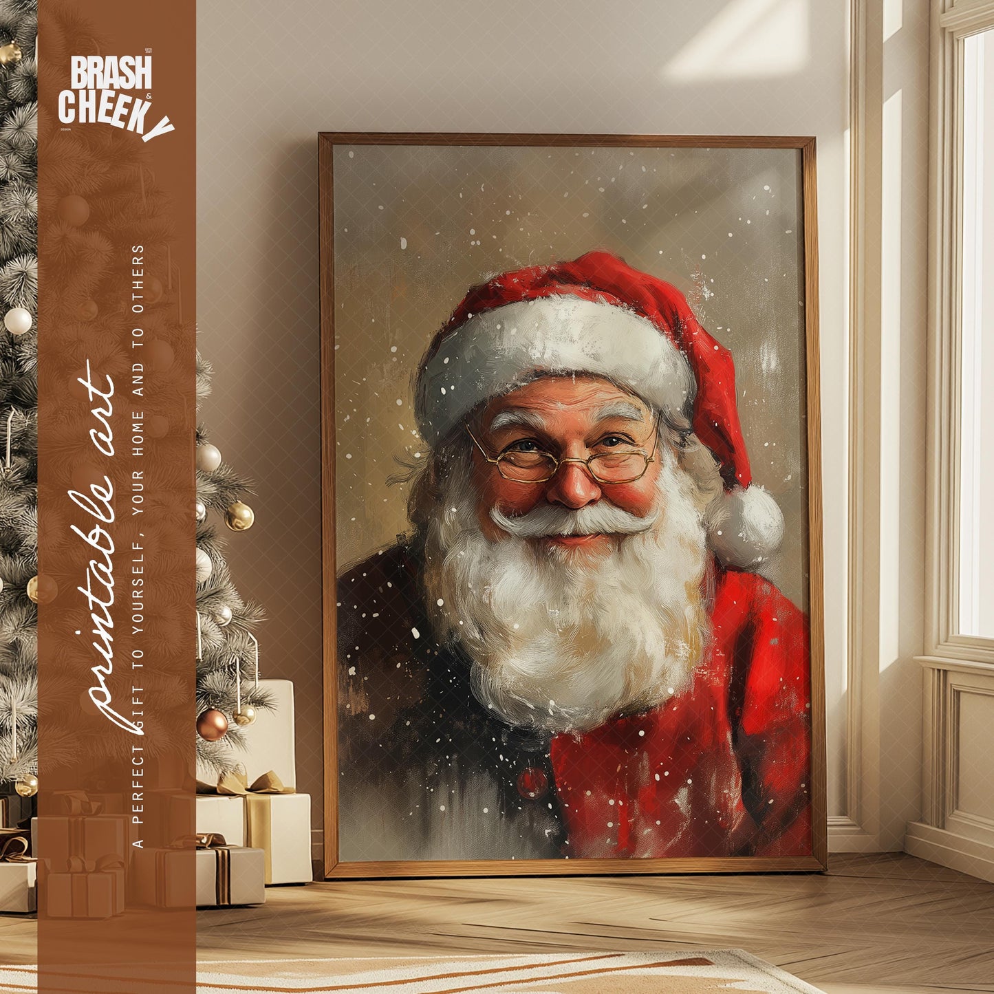 Joyful Santa Claus PRINTABLE