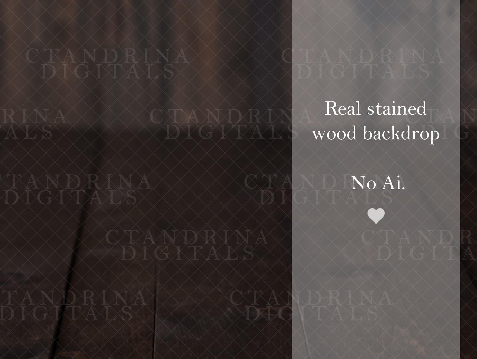 Real Dark Wood Digital Backdrop