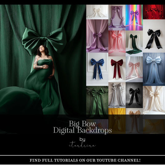 Big Bow Digital Backdrops