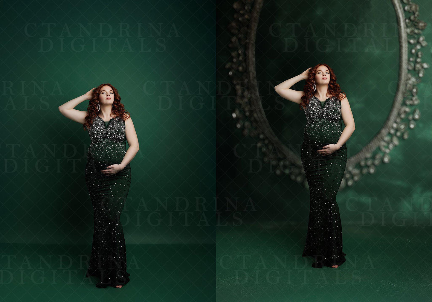 Soft Focused Jewel Digital Backdrops, Jewelry Canvas Digital Background, Maternity Digital Backdrops, Blurred Gem Backdrops for Photoshop