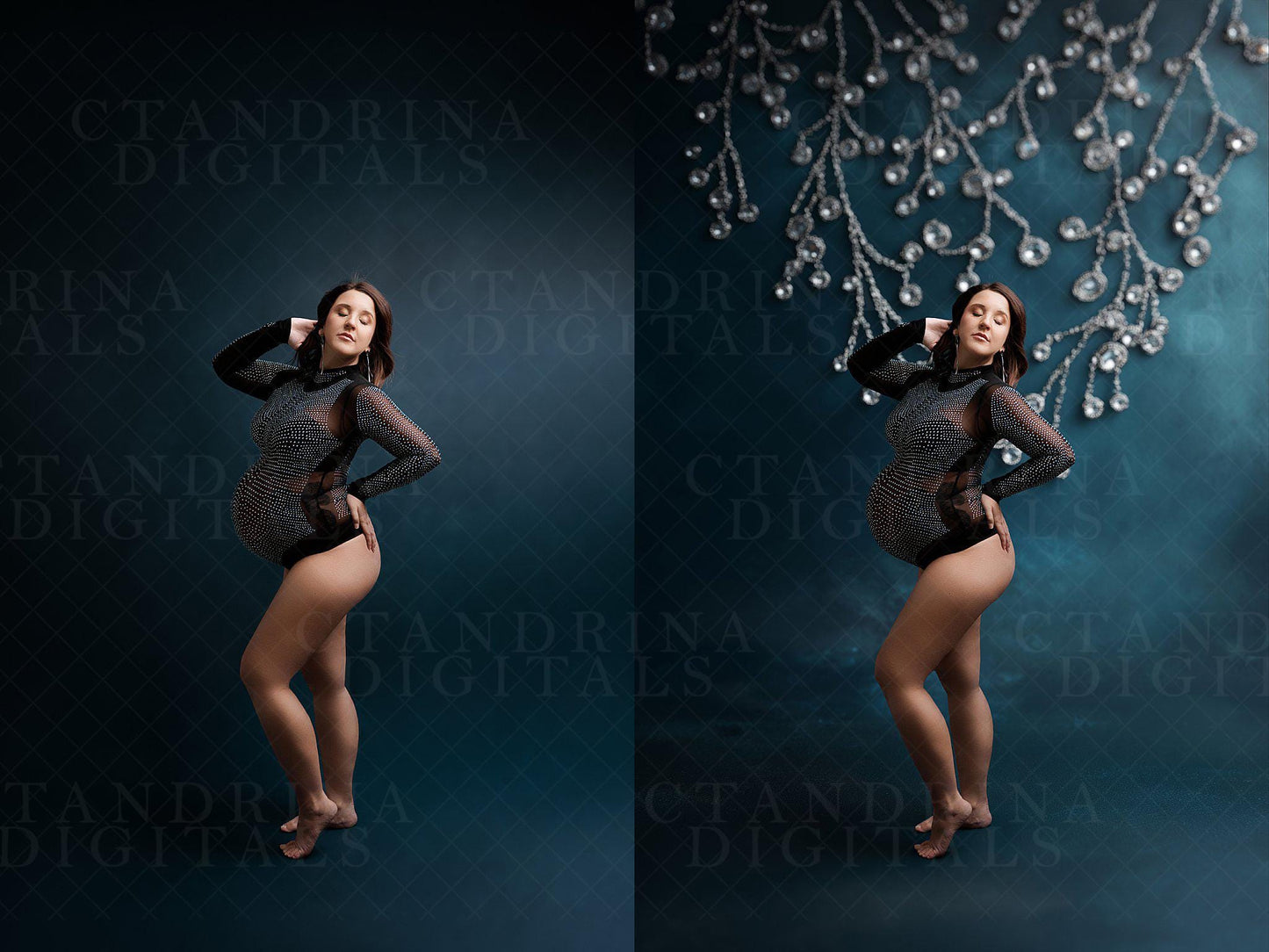 Soft Focused Jewel Digital Backdrops, Jewelry Canvas Digital Background, Maternity Digital Backdrops, Blurred Gem Backdrops for Photoshop