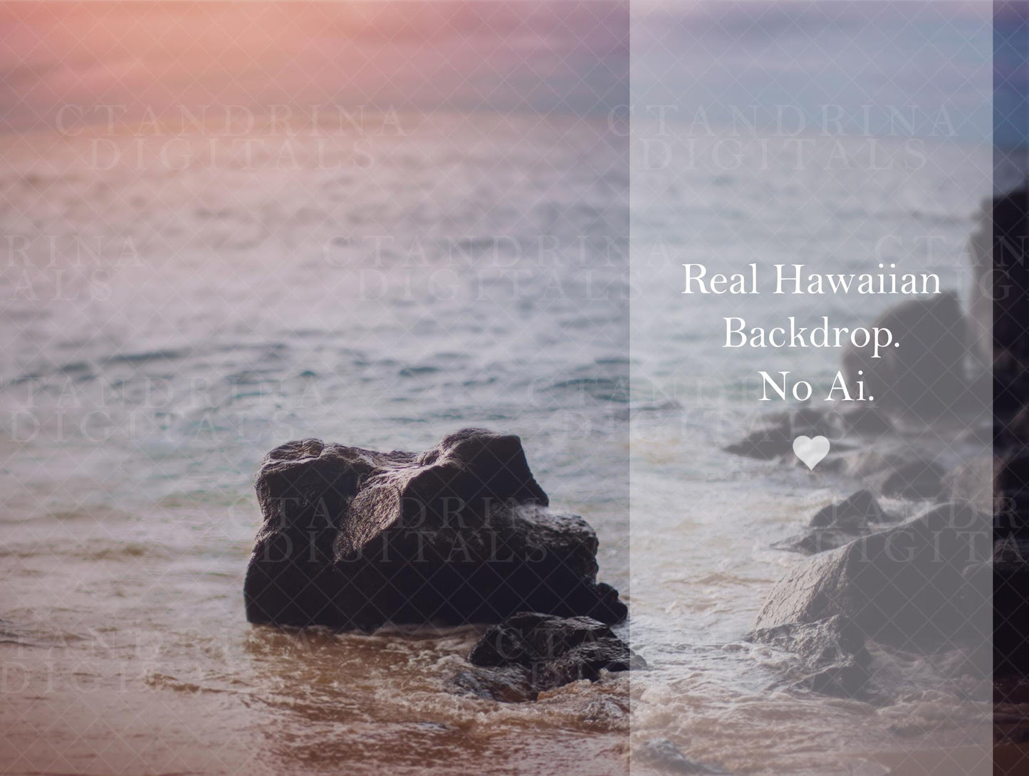 Mermaid Digital Backdrop with Mermaid Tail PNG