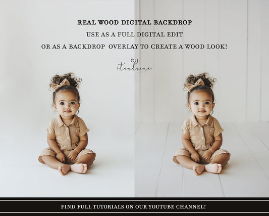 Real White Wood Digital Backdrop