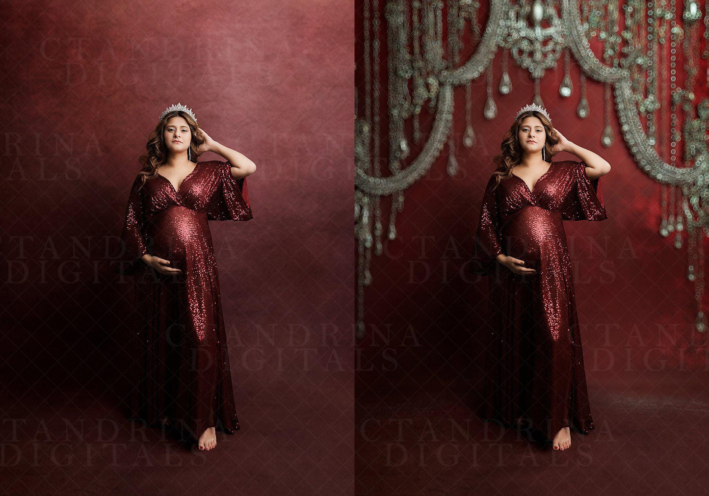 Soft Focused Jewel Digital Backdrops, Jewelry Canvas Digital Background, Maternity Digital Backdrops, Blurred Gem Backdrops for Photoshop