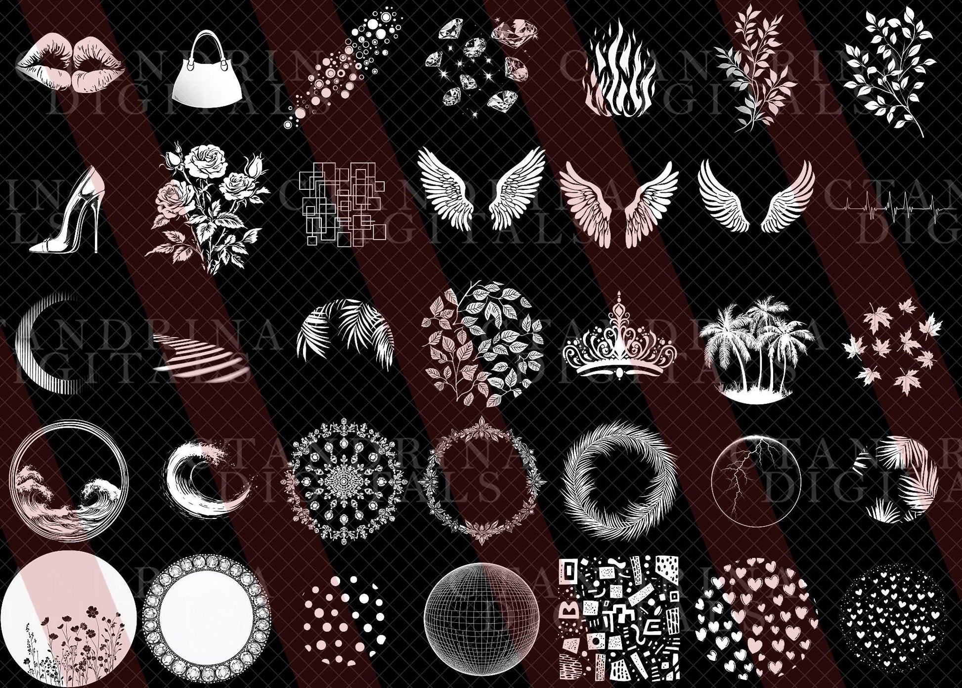 Snoot and Shape Digital Backdrop Overlays, Maternity Backdrop Overlays, Digital Overlays With Tutorial, High Quality GOBO Overlays Vol. 2