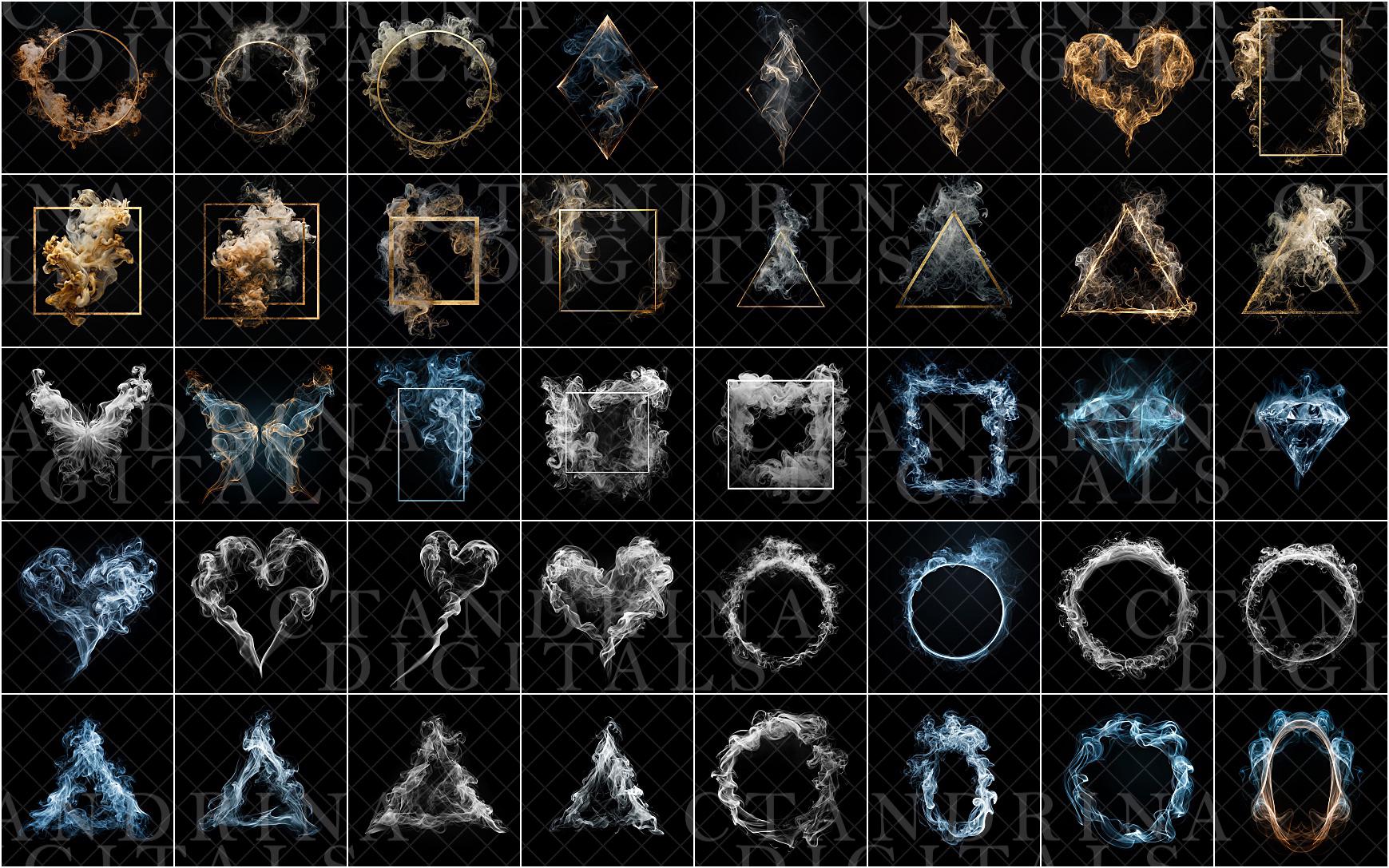 Smoke Shape Backdrop Overlays, Maternity Digitals, Smoke Ring Backdrop Overlays, Maternity Backdrop Overlays for Photoshop, Tutorial