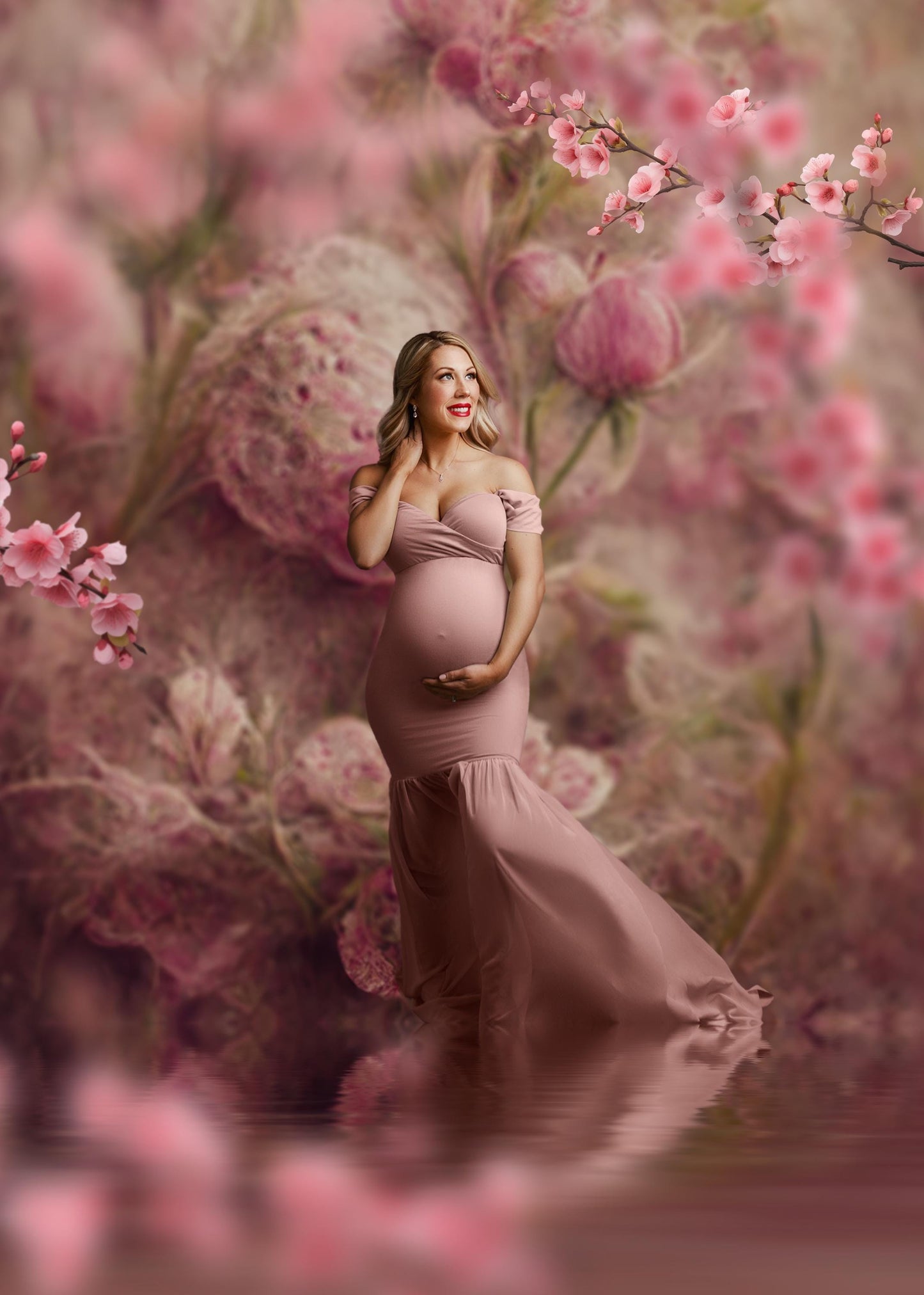 Floral Branch Backdrop Overlay Bundle: Seasonal Mega Pack (Digital Download)