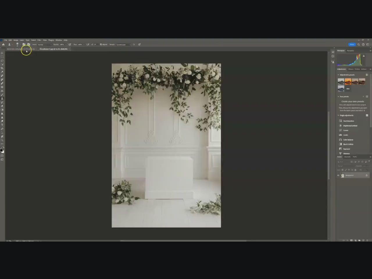 Floral Posing Block Digital Backdrops, Photography White Posing Block Digital Backgrounds, Maternity Digital Backdrops, Floral Backdrops