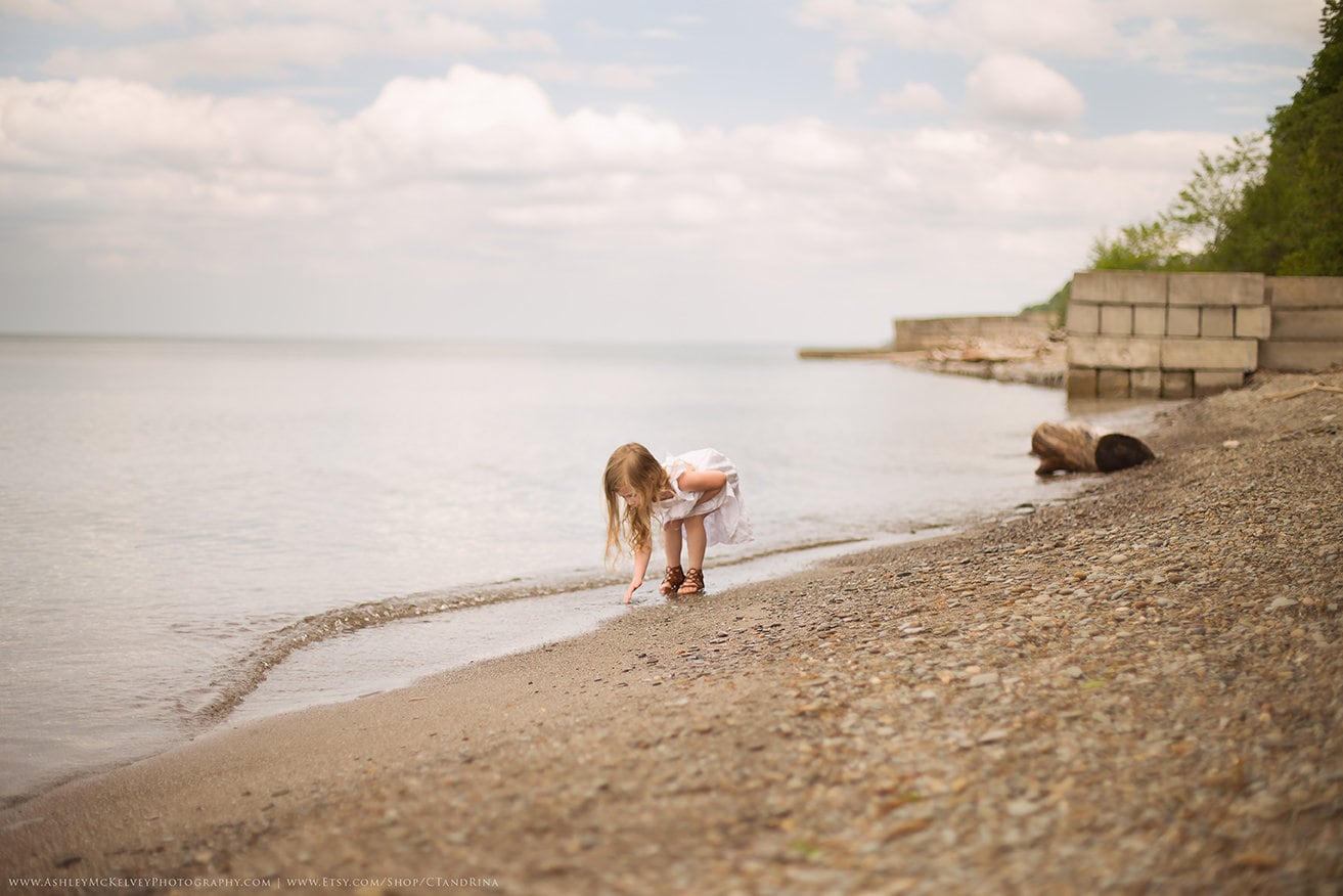 Lake Digital Background, Rocky Peninsula, Pebble Beach, Relaxing Digital Backdrop, Digital Backgrounds for Photoshop!
