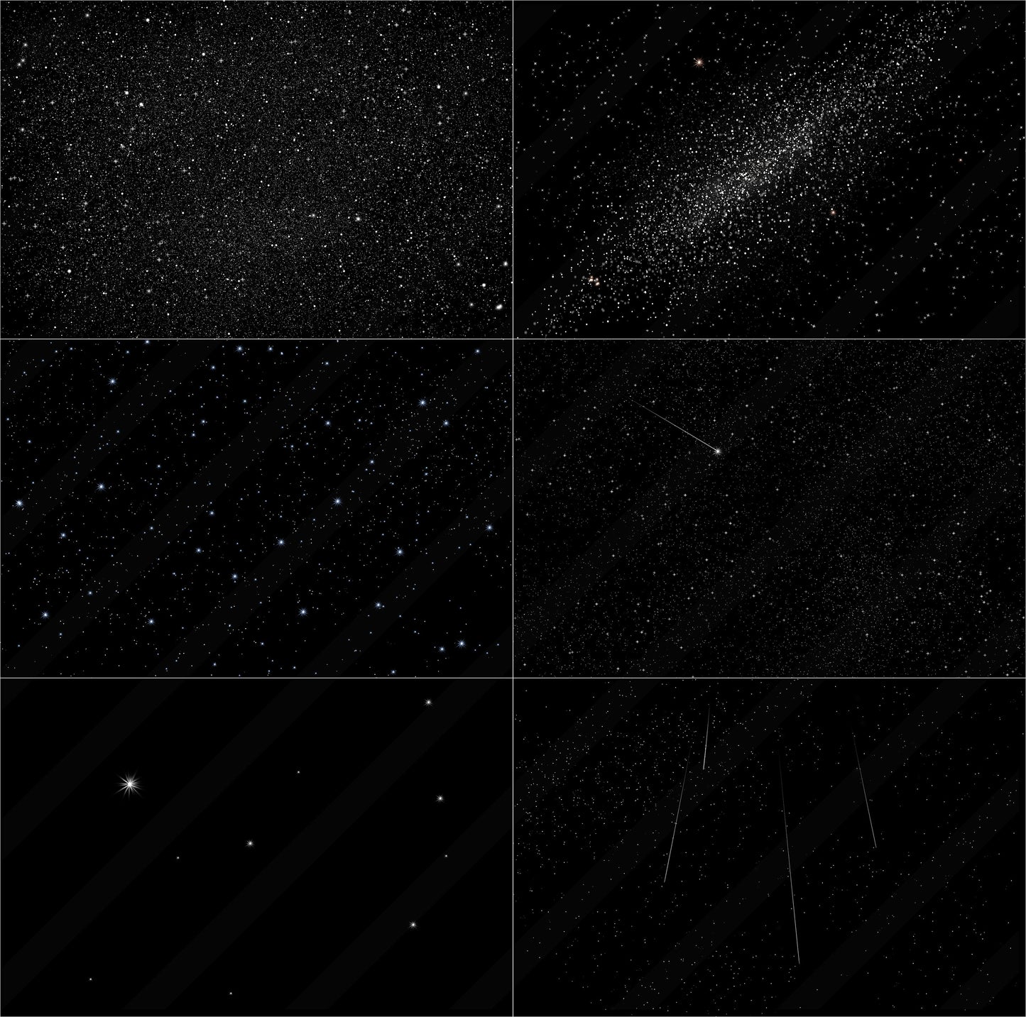 Realistic and Dreamy Star Overlays for Night Sky Images, Milky Way, Galaxy, Meteor Shower, Shooting Star, Star Overlays for Photoshop