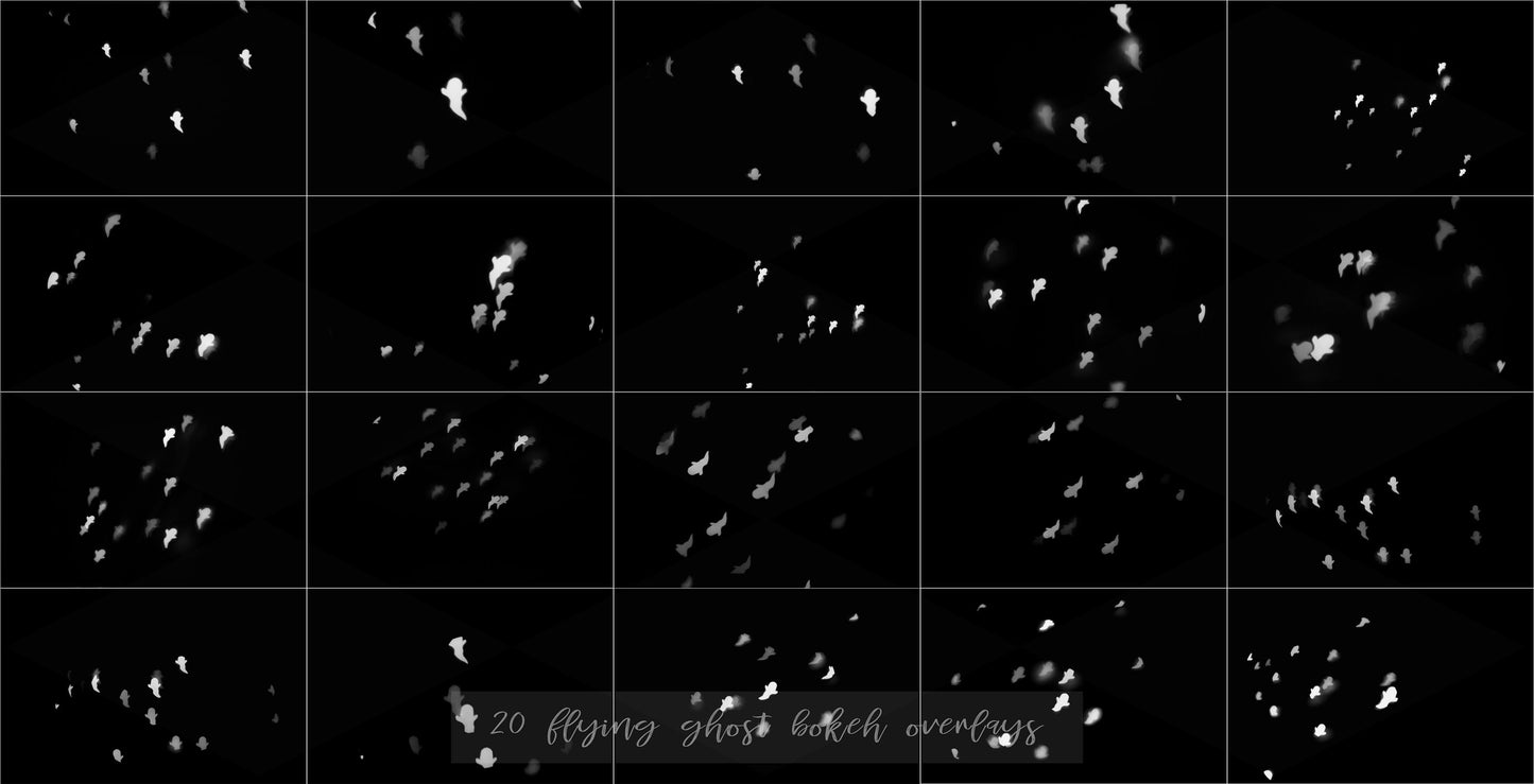 115 October Light Bokeh Overlays, Orange Light Bokeh, Pumpkin Bokeh Overlays, Ghost Bokeh, Halloween Overlays, Fall Overlays for Photoshop