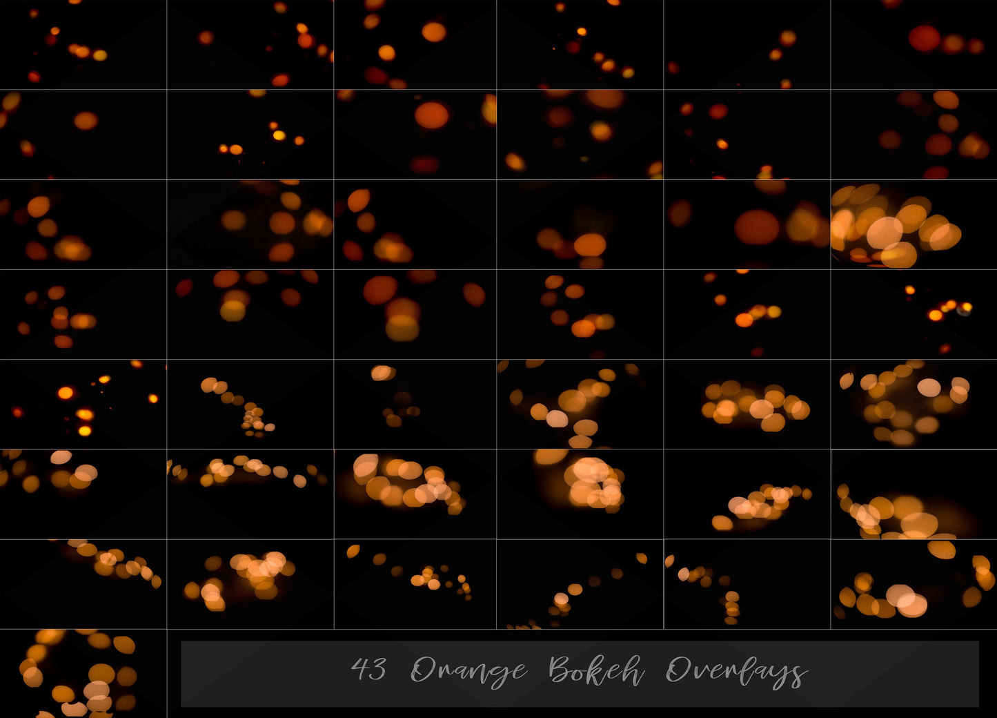 115 October Light Bokeh Overlays, Orange Light Bokeh, Pumpkin Bokeh Overlays, Ghost Bokeh, Halloween Overlays, Fall Overlays for Photoshop