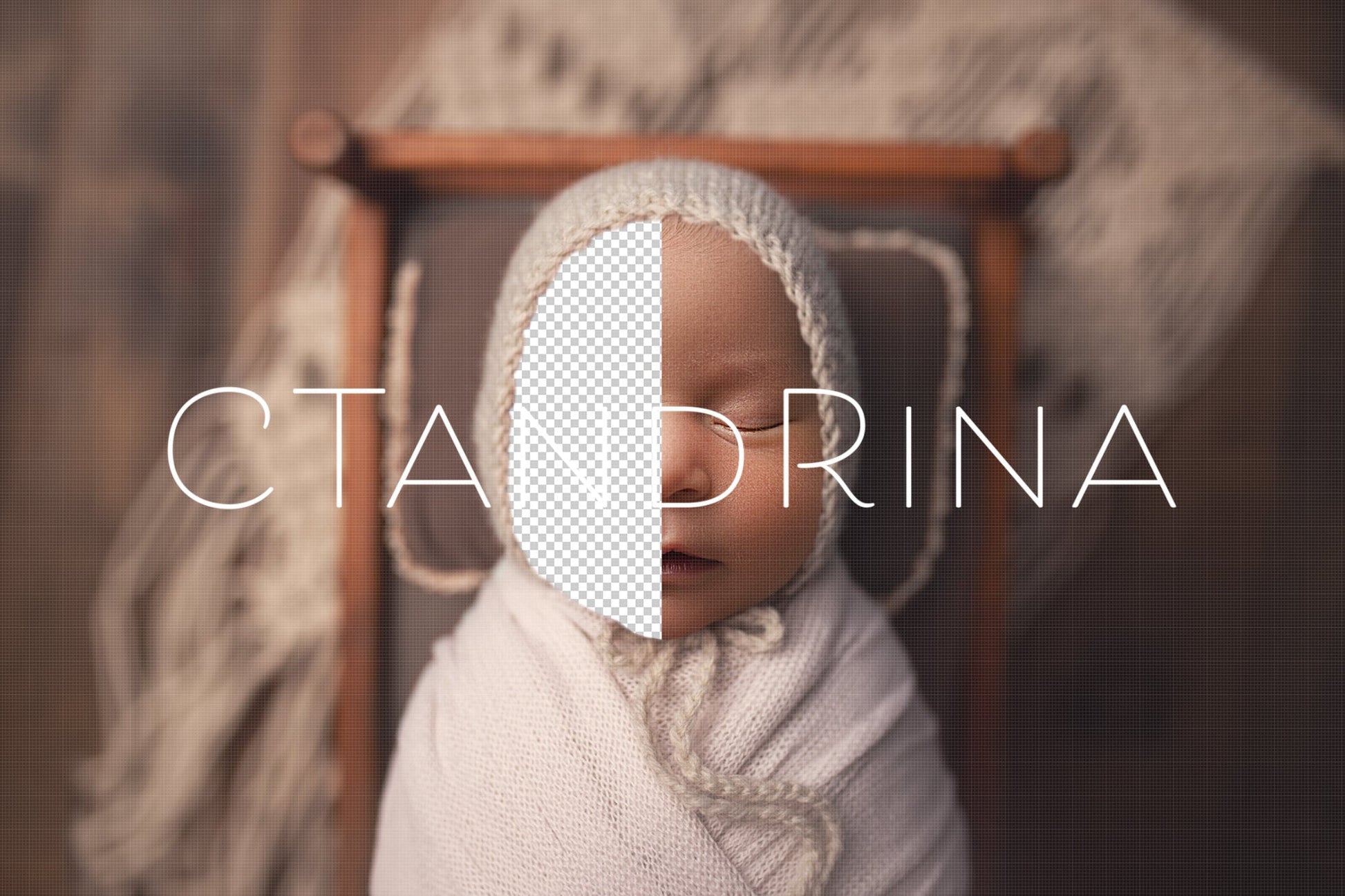 Newborn Digital Backdrop, Neutral Colors Newborn Background, Brown and Beige Macrame PNG Newborn Digital Backdrop for Photoshop