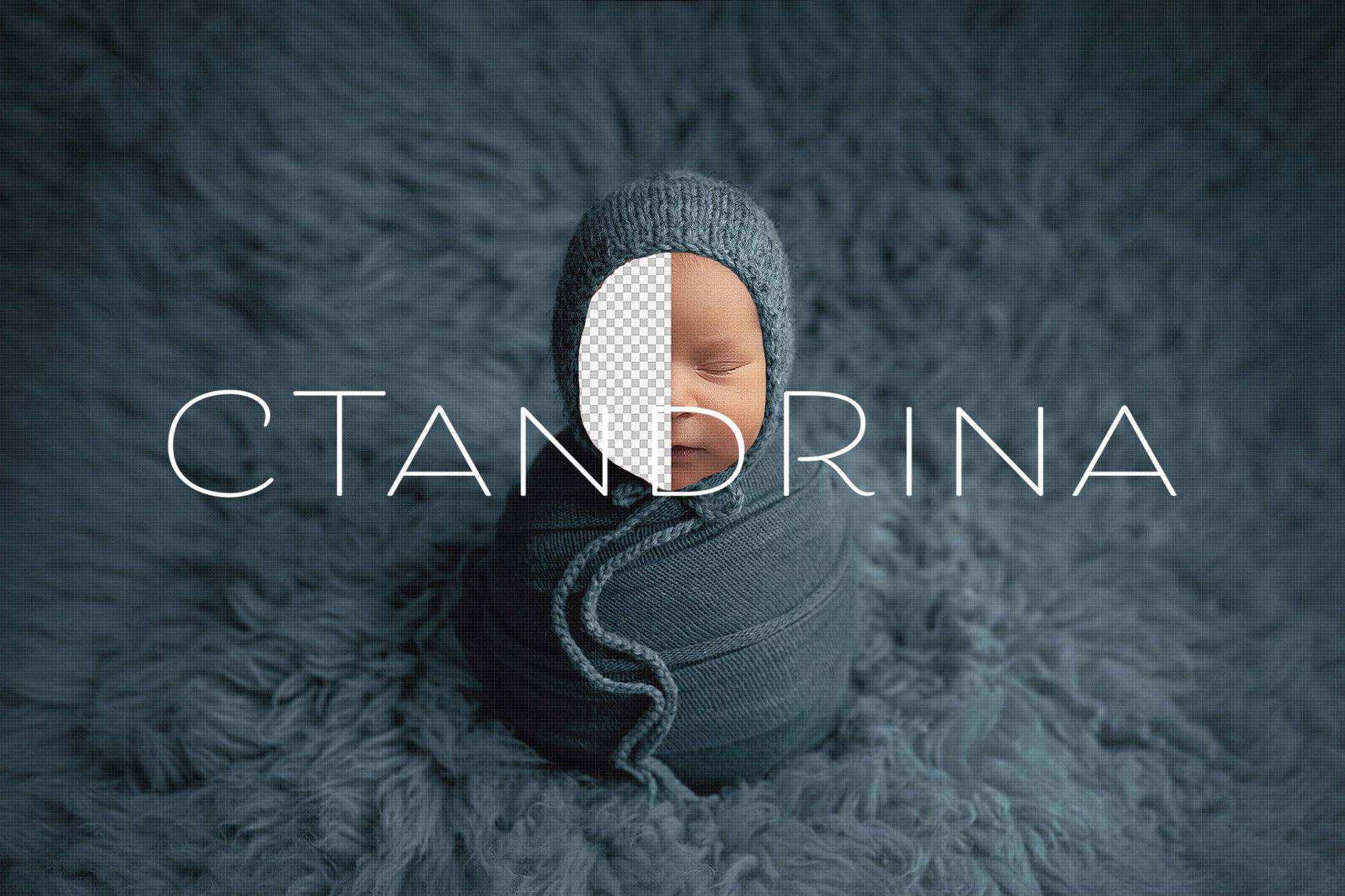 Newborn Digital Backdrop, Blue Potato Pose Newborn Digital Background, PNG Replace the Face Newborn Backdrop for Photoshop