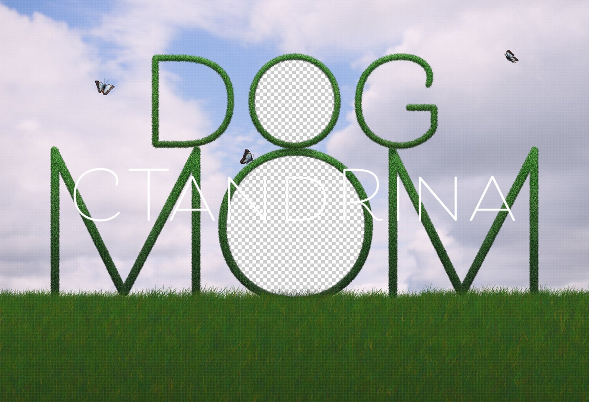 Mother's Day Digital Background, Dog Mom Photo Template, Spring Digital Backdrop, Dog Mom Backdrop, .PSD Templates for Photoshop
