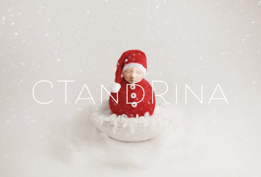 Christmas Newborn Digital Backdrop, Santa Claus Baby Backdrop, Newborn Digital Backdrops, Digital Background, Newborn Backdrop for Photoshop
