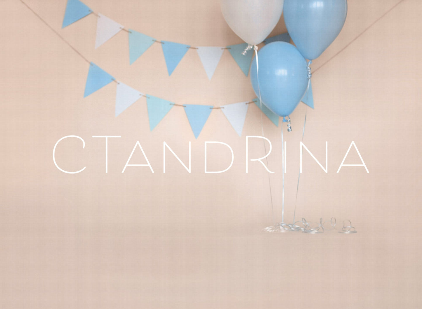 Blue Banner and Balloon Digital Backdrop, Smash Cake Digital Backdrop, Boy Birthday Digital Backdrop, Digital Backdrops for Photoshop!