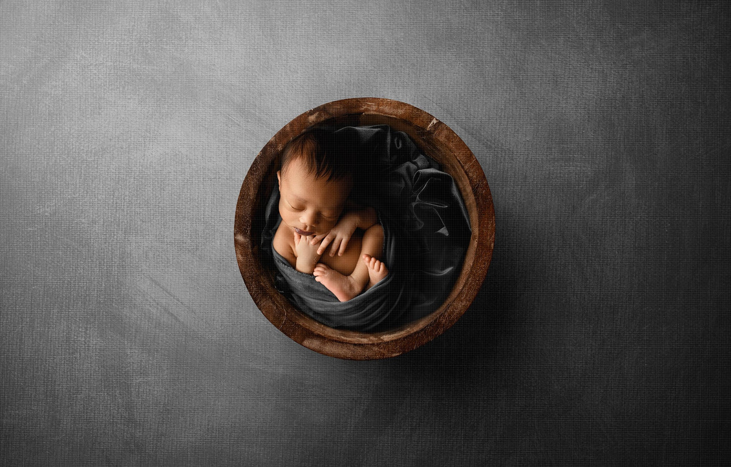 Newborn Digital Backdrop, Baby Boy Digital Backdrops, Gray Newborn Digital Background, Fine Art Bowl Newborn Digital Backdrops for Photoshop