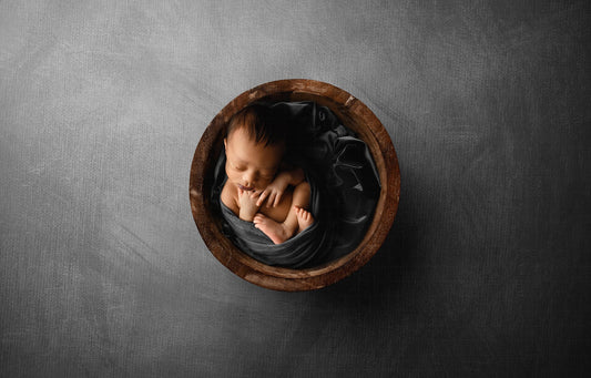 Newborn Digital Backdrop, Baby Boy Digital Backdrops, Gray Newborn Digital Background, Fine Art Bowl Newborn Digital Backdrops for Photoshop