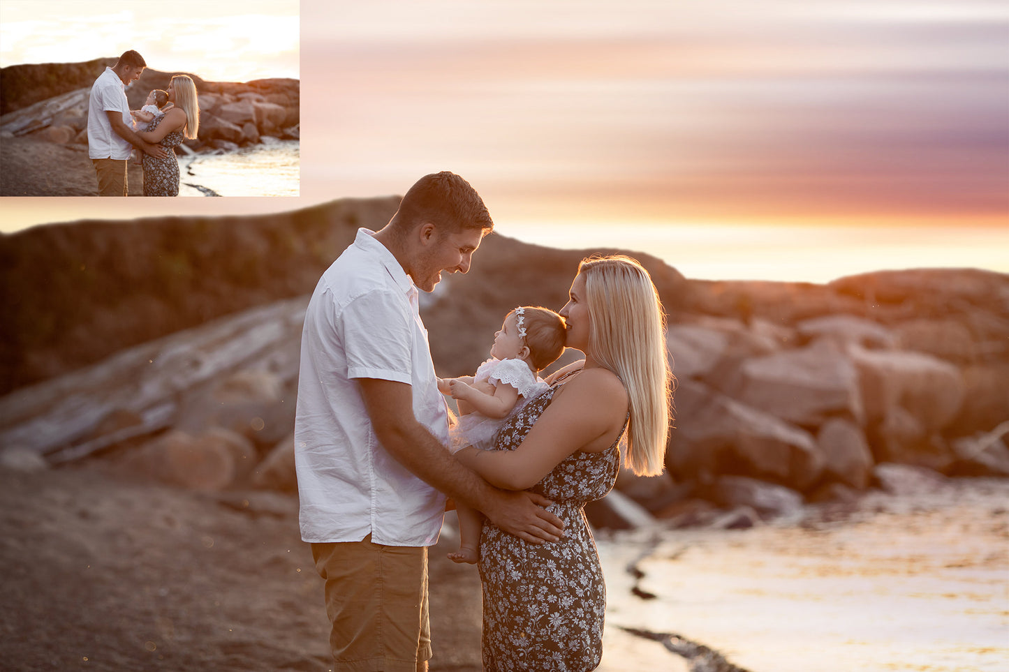 25 Painted Sunset Sky Overlays, Dreamy Sunset Sky Overlays for Photoshop, Colorful Sunset Sky Overlays, Sunset Sky Filters for Photoshop