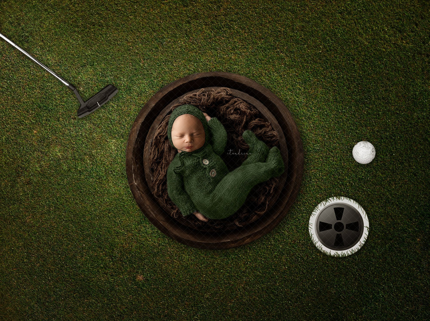 Golf Newborn Digital Backdrop, Golf Baby Backdrop, Newborn Boy, Newborn Girl, Newborn Golf Digital Backdrop for Photoshop, Putt Putt