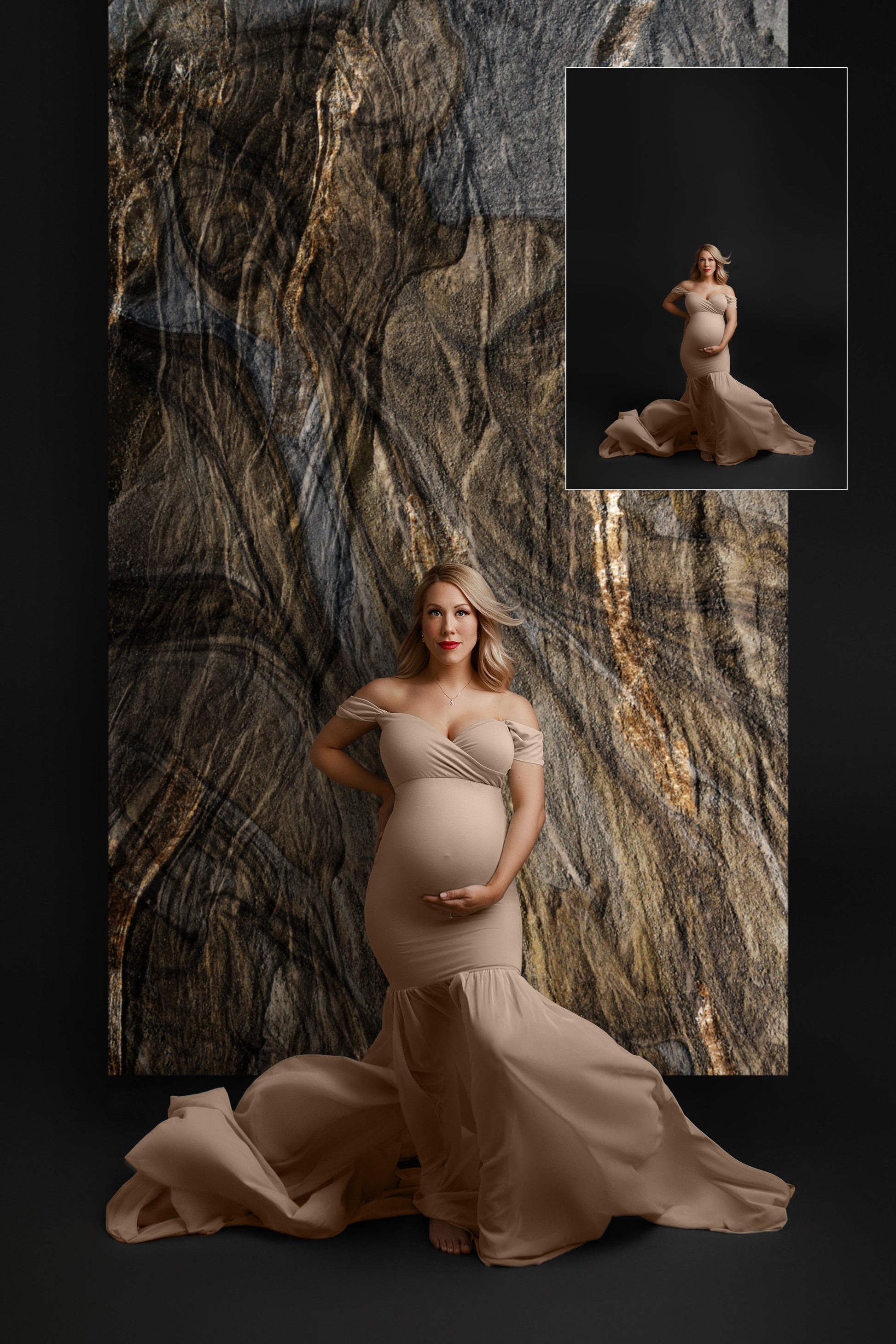 Hanging Canvas Backdrop Overlays, Metallic Backdrop Overlays, Skinny Backdrop Overlays, Canvas Strip Backdrop Overlays for Photoshop