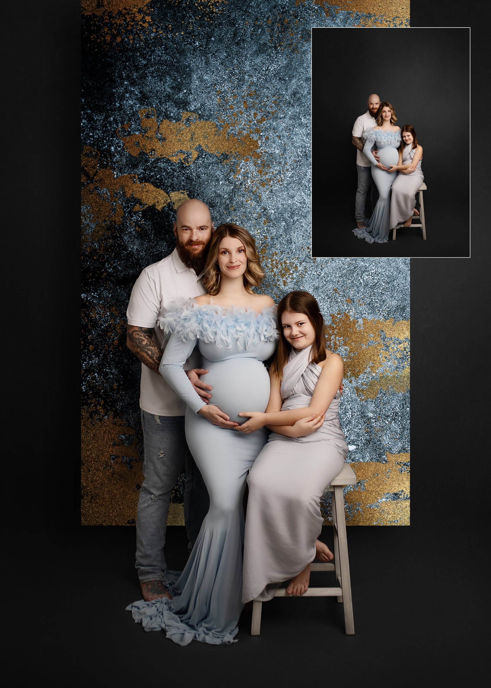 Hanging Canvas Backdrop Overlays, Metallic Backdrop Overlays, Skinny Backdrop Overlays, Canvas Strip Backdrop Overlays for Photoshop