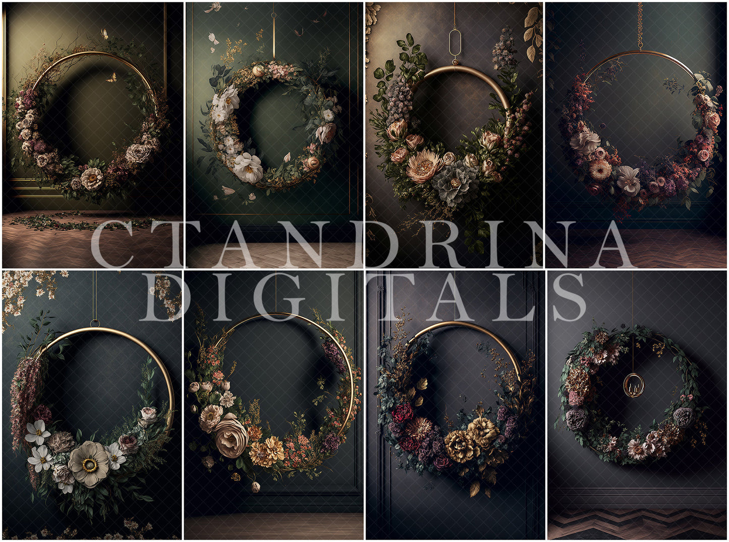 floral ring digital backdrops, maternity digital backdrops, fine art floral ring backdrops, maternity backdrops best sellers, studio digital backdrops, ctandrina, original floral ring backdrops, valentines day backdrops, best floral ring backdrops