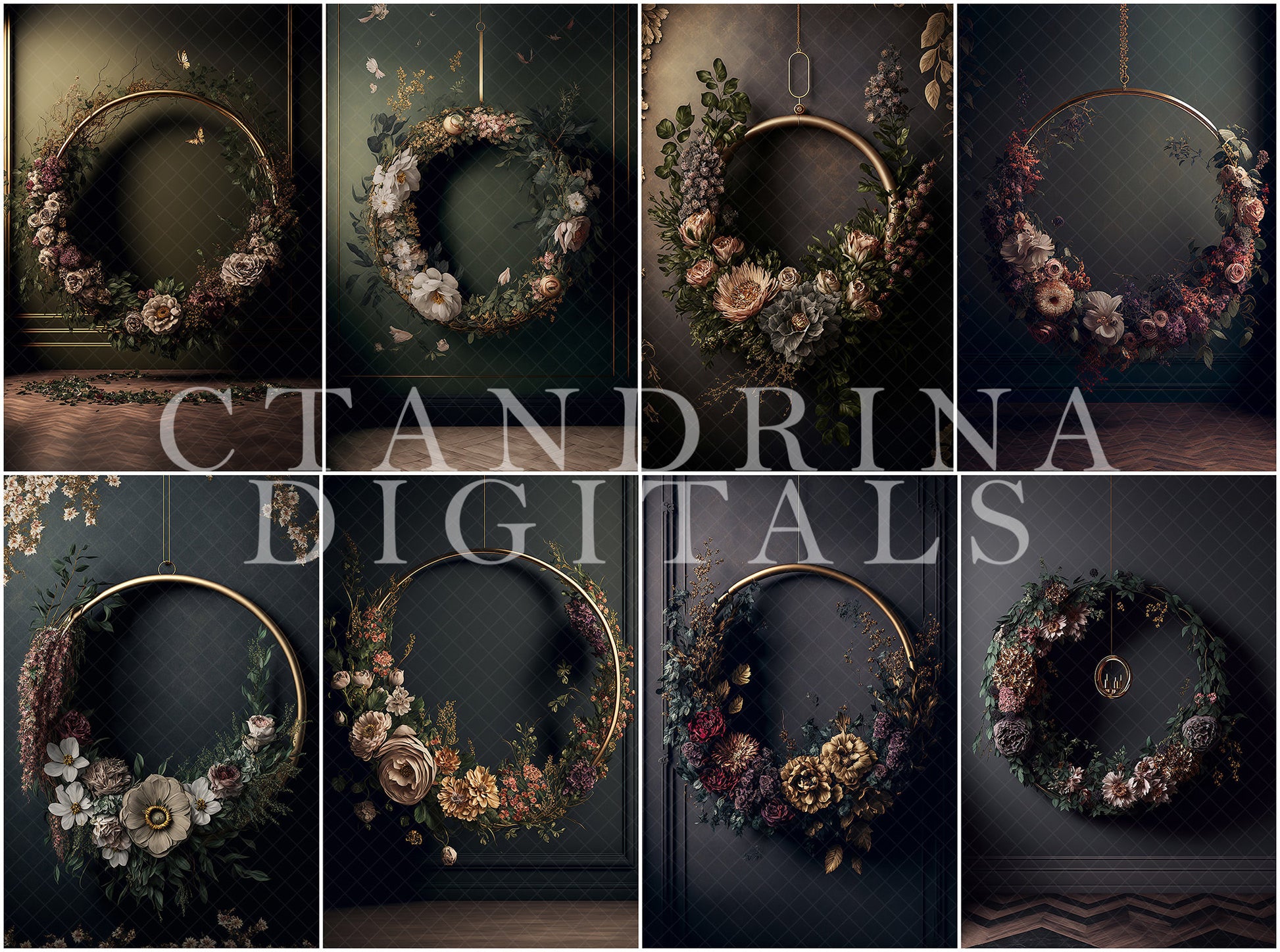 floral ring digital backdrops, maternity digital backdrops, fine art floral ring backdrops, maternity backdrops best sellers, studio digital backdrops, ctandrina, original floral ring backdrops, valentines day backdrops, best floral ring backdrops