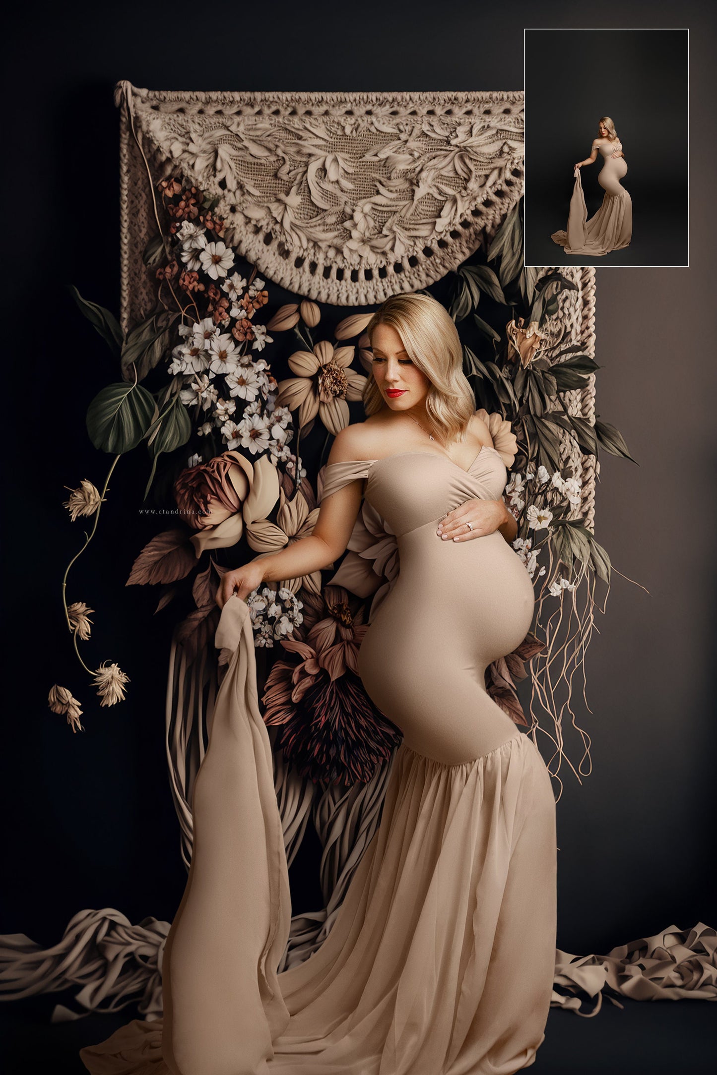 Macrame Digital Backdrops, Maternity Digital Backdrops, Digital Backdrop Overlays, Macrame Backdrops for Photoshop Composites