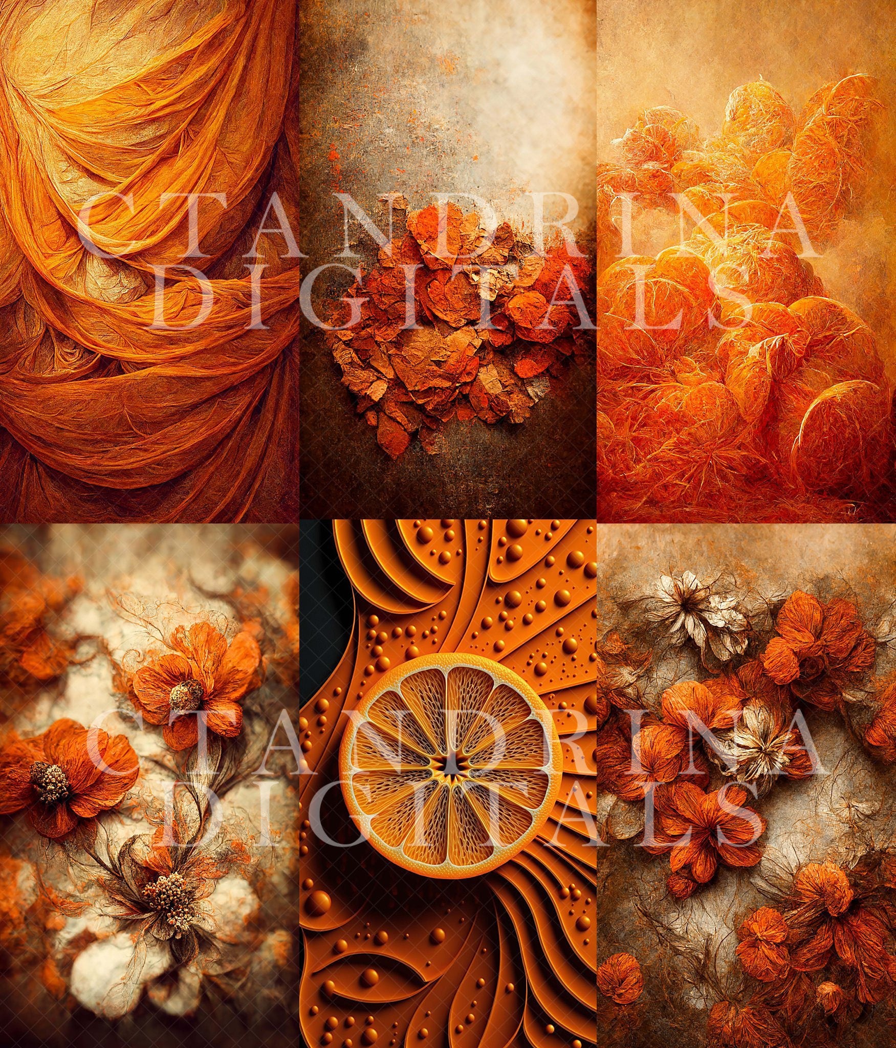 ctandrina digitals, orange floral texture overlays, fine art overlays, fine art texture overlays, fine art backdrops, maternity backdrops, maternity overlays, maternity sweeps, fine art photography, photoshop overlays, digital backdrop overlays