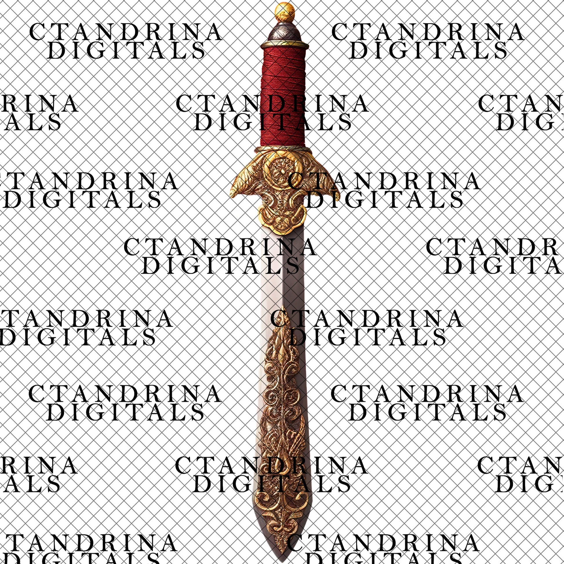 Chinese Princess Warrior Newborn Digital Backdrop, Samurai Baby Backdrop, Themed Newborn Backdrops for Photoshop Composites, Sword Overlay