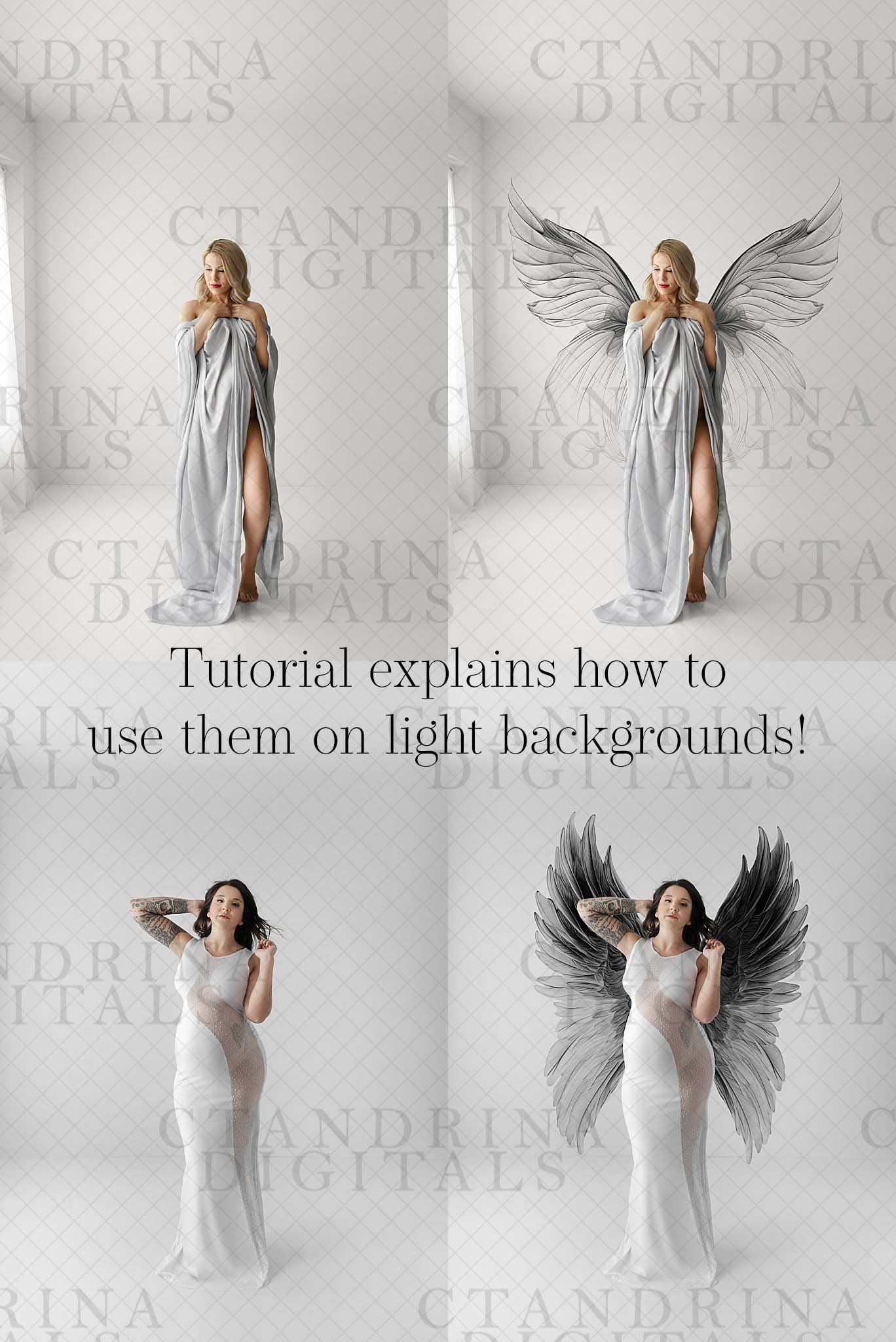 glitter wing overlays, maternity wing overlays, angel wing overlays, fairy wing overlays, gold wing overlays, ctandrina, best seller, digital wing backdrop overlays, translucent wing overlays, maternity digital backdrops, maternity backdrop overlays