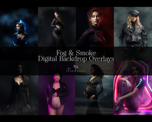 Fog overlays, smoke overlays, Photoshop overlay, Mist overlay for gel photography, fog overlay for maternity backdrops, fog overlay for backdrop, best seller, CTandRina Digitals, Smoke Overlay for Photoshop, maternity backdrop overlays, Photoshop