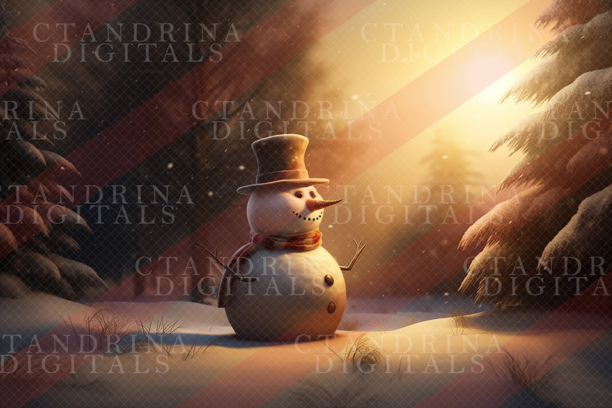 ctandrina digitals, best sellers, best digital backdrops, best overlays, christmas digital backdrops, dreamy backdrops, painterly backdrops, fine art backdrops, fun backdrops, snowman backdrops, snowmen backdrops, frosty digital backdrop, snowman