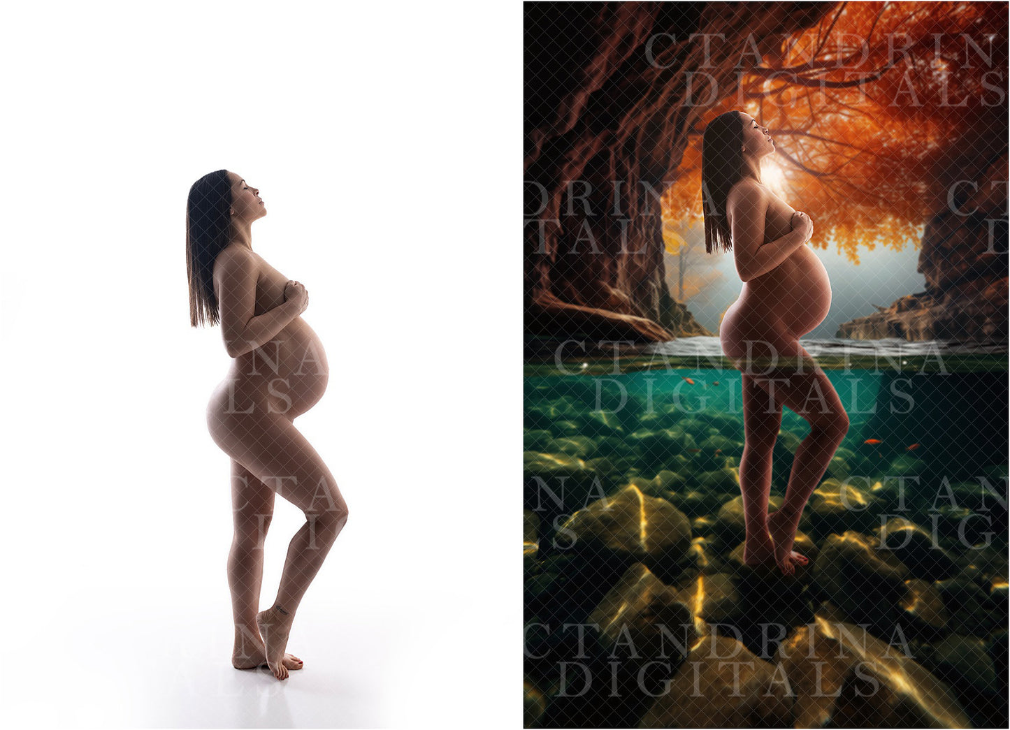 Waterscape Digital Backdrops, Water Scene Digital Backgrounds, Maternity Digital Backdrops, Digital Backdrops for Photoshop Composite, water reflection backdrops, water reflection photoshop action, best seller, photoshop editing tutorial