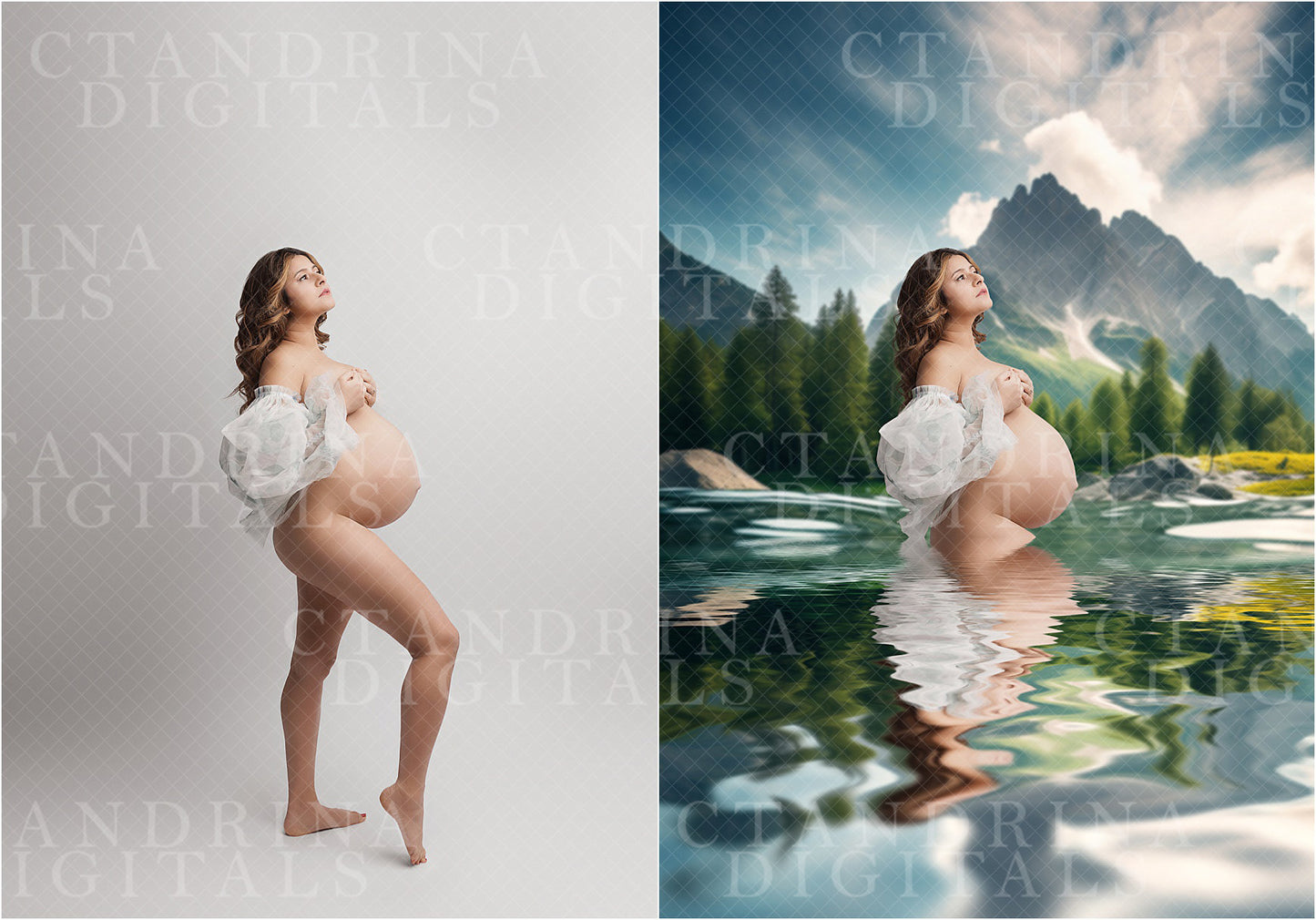 Waterscape Digital Backdrops, Water Scene Digital Backgrounds, Maternity Digital Backdrops, Digital Backdrops for Photoshop Composite, water reflection backdrops, water reflection photoshop action, best seller, photoshop editing tutorial